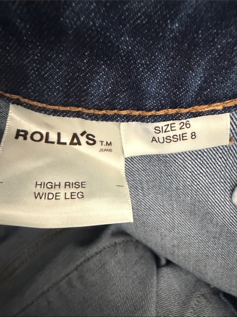 ROLLA'S G Day Mate | High-Rise Wide Leg Jeans in Blue - Picture 5 of 9